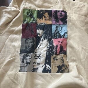 Taylor Swift Multicolor Graphic Sweater